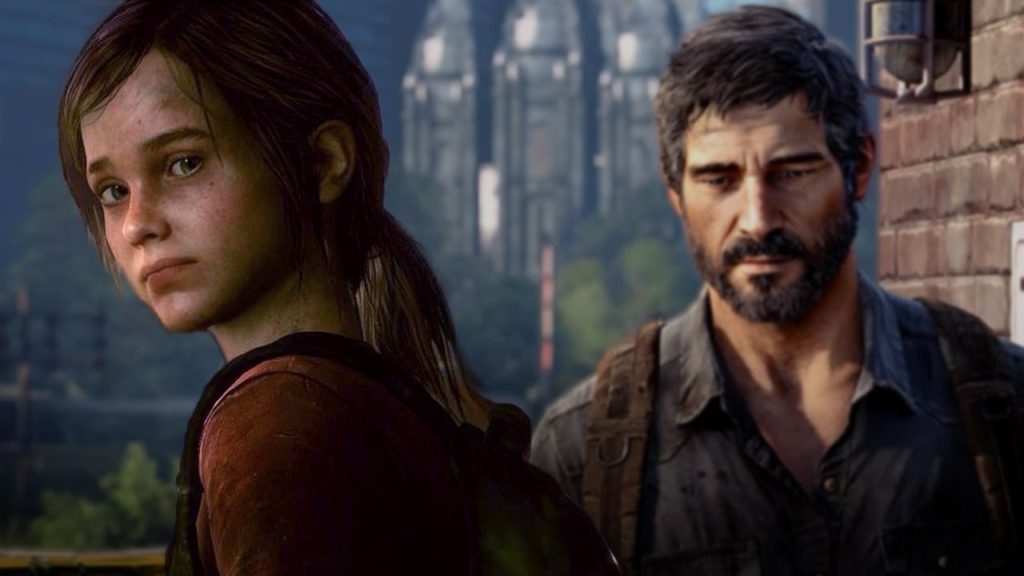 The main characters Joel and Ellie from The Last of Us